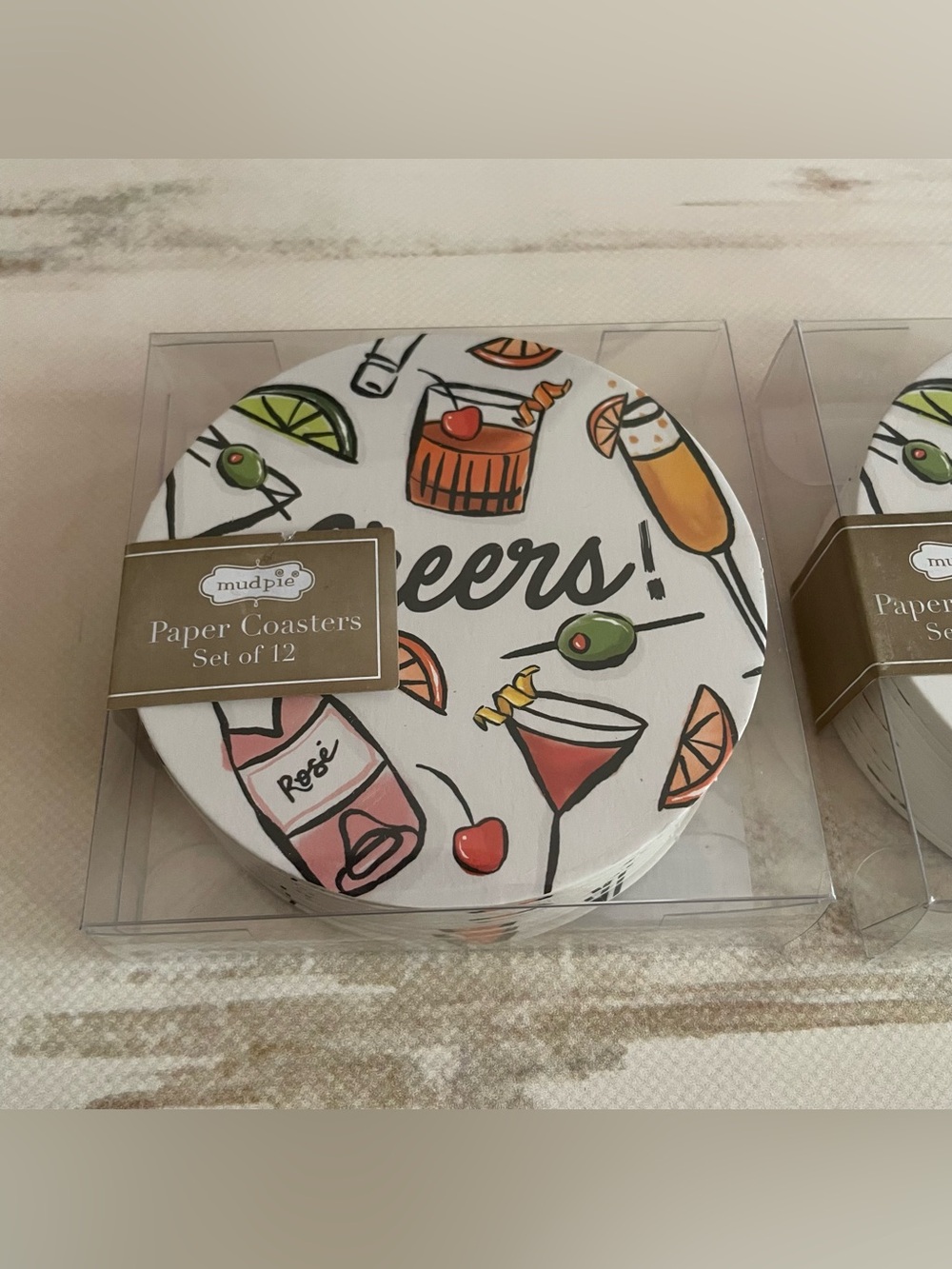 Mud Pie & Vintage Corelle Coasters Resellers Lot Bar Accessories - Picture 4 of 10